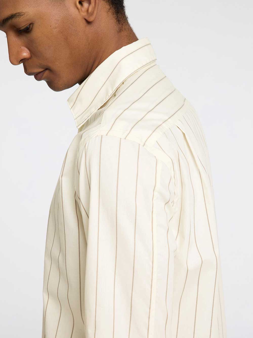Selected Homme Regular Fit Shirt in Egret Stripe