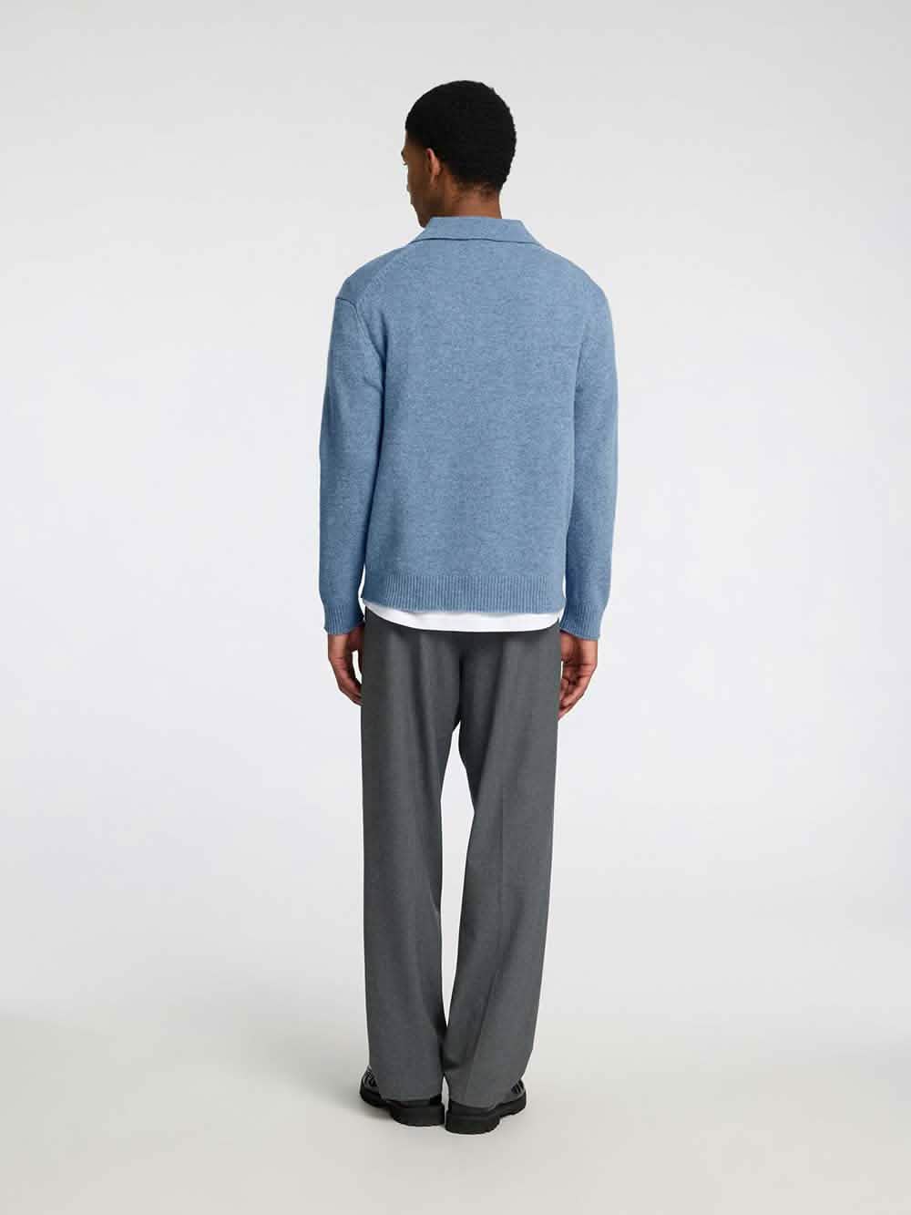 Selected Homme Wool Knitted Polo Shirt