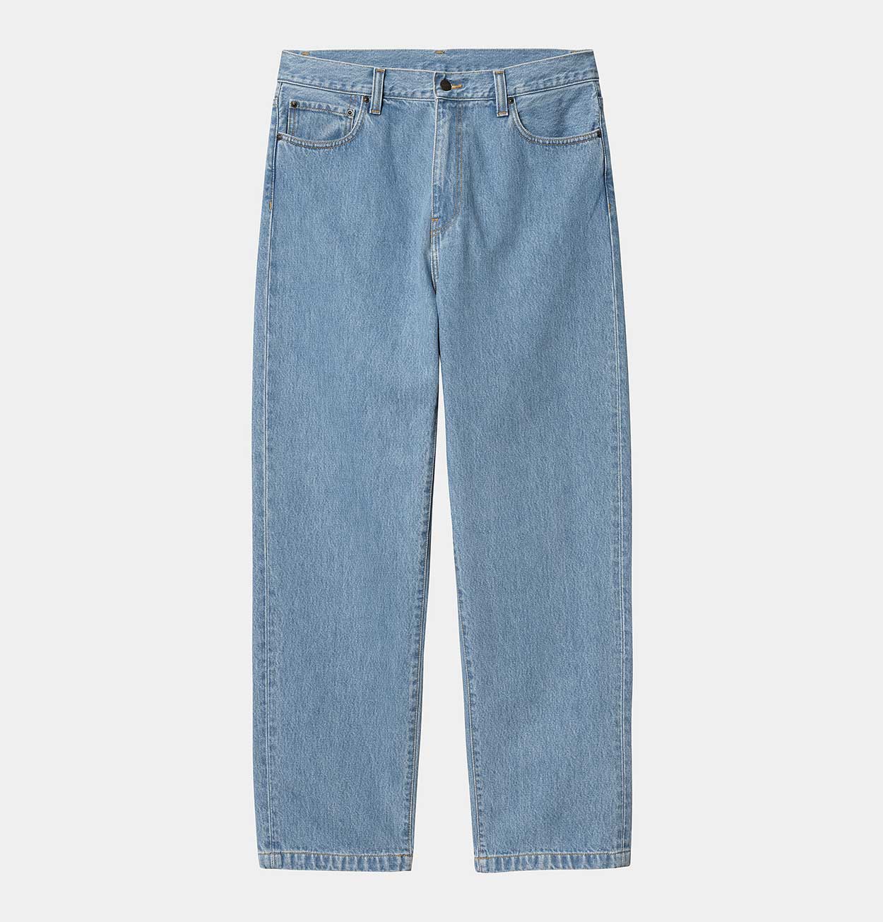 Carhartt WIP Aaron Pant in Blue Stone Bleached