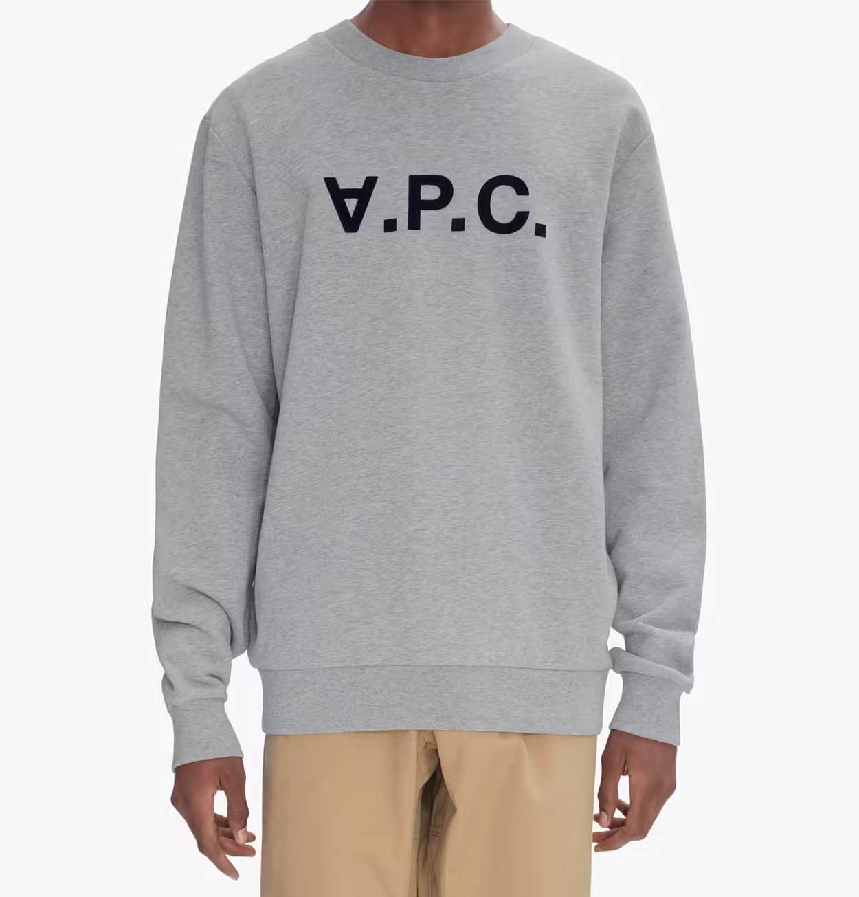 A.P.C. Standard Grand VPC Sweatshirt in Heather Grey