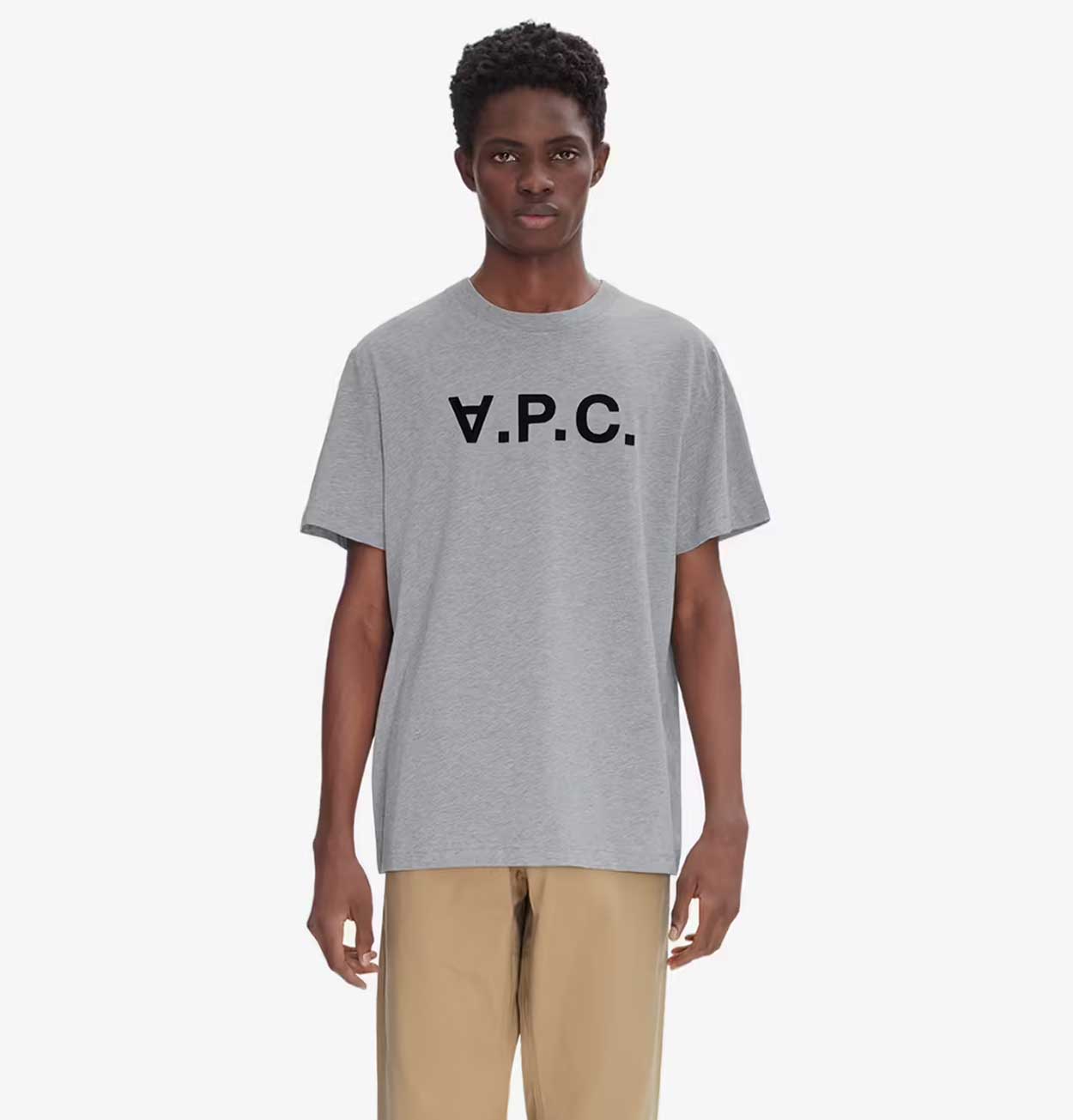 A.P.C. Standard Grand VPC T-Shirt in Heather Grey