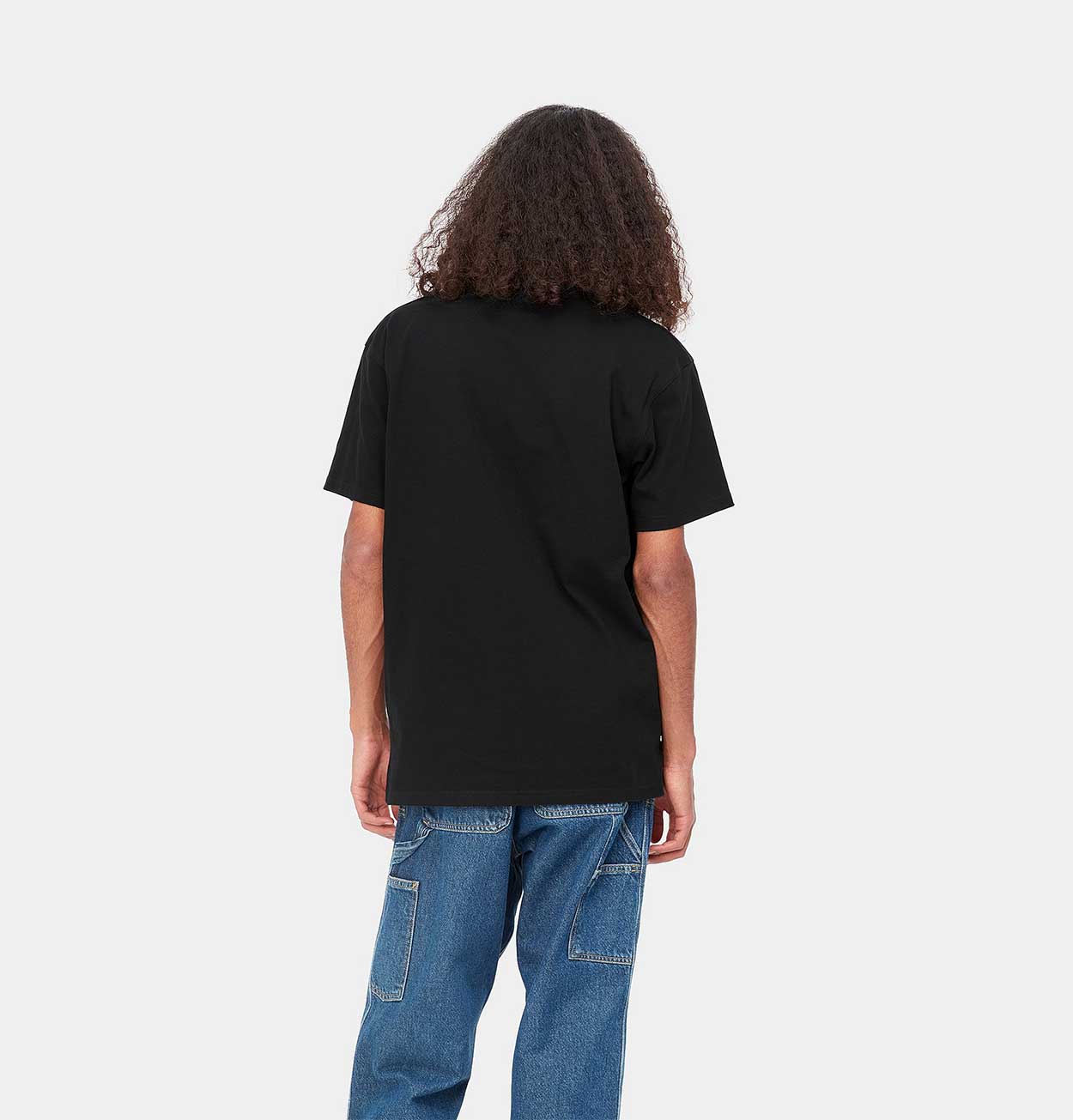 Carhartt WIP American Script T-Shirt in Black
