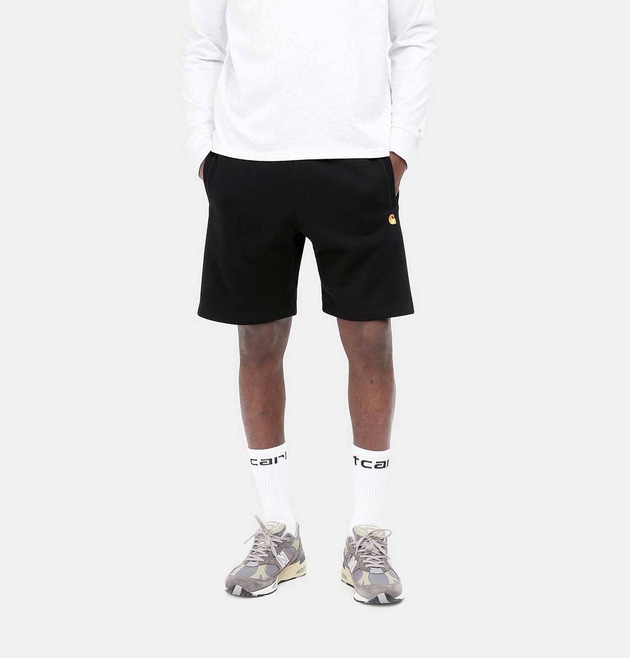 Carhartt WIP Chase Sweat Short in Black