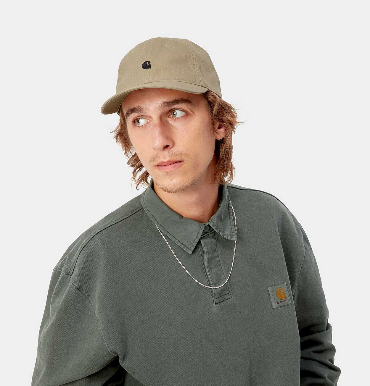 Carhartt WIP Madison Logo Cap in Leather