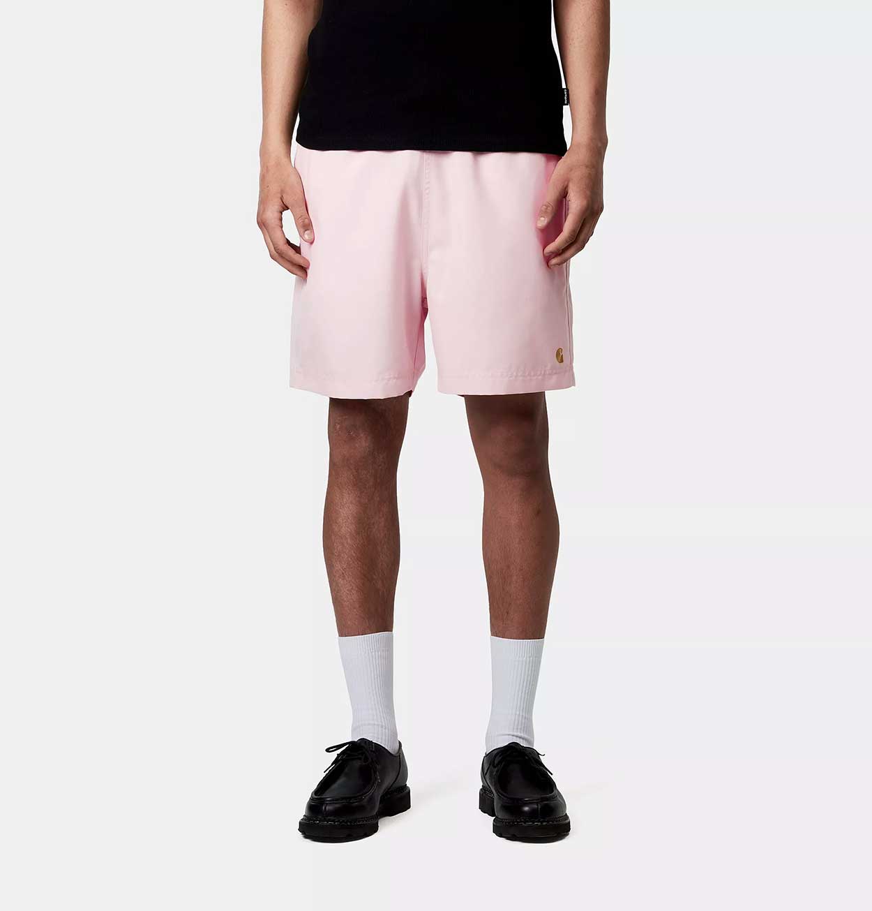 Carhartt WIP Chase Swim Trunks in Air Pink
