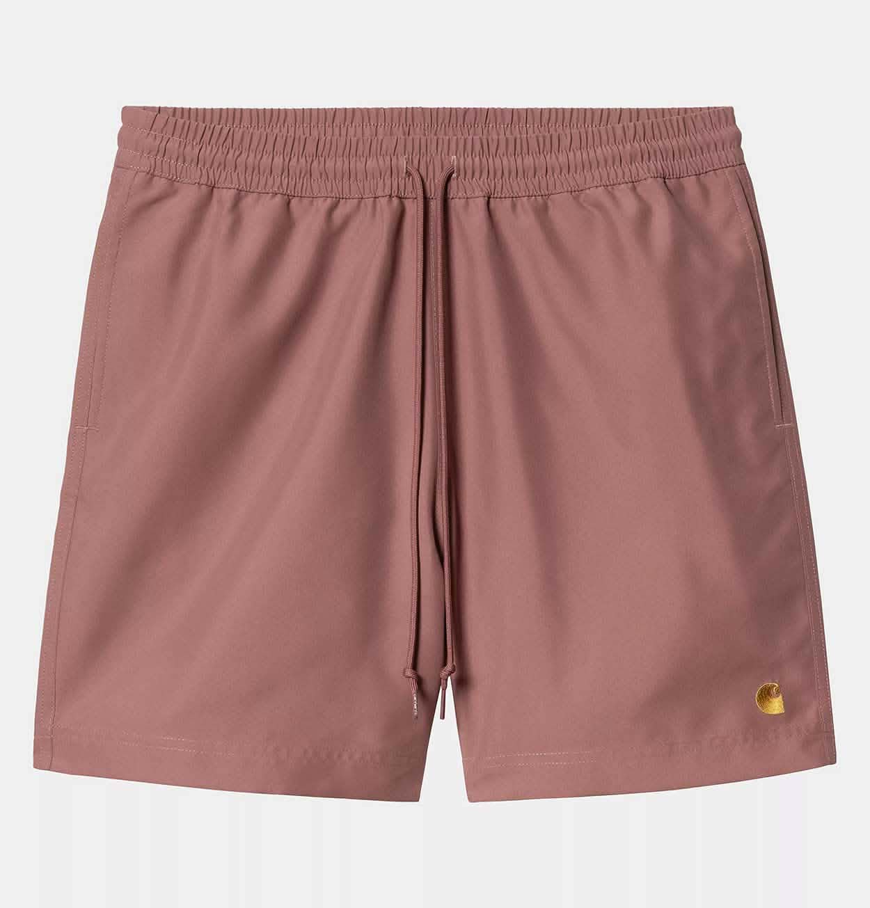 Carhartt WIP Chase Swim Trunks in Dusky Pink