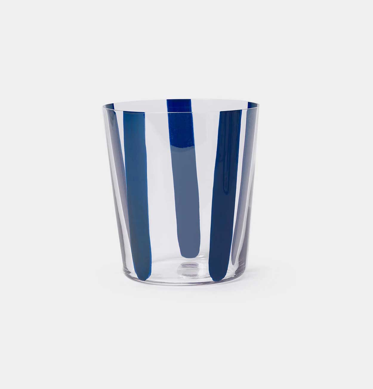 The Conran Shop Nova Stripe Tumbler – Navy 360ml – Set of 4