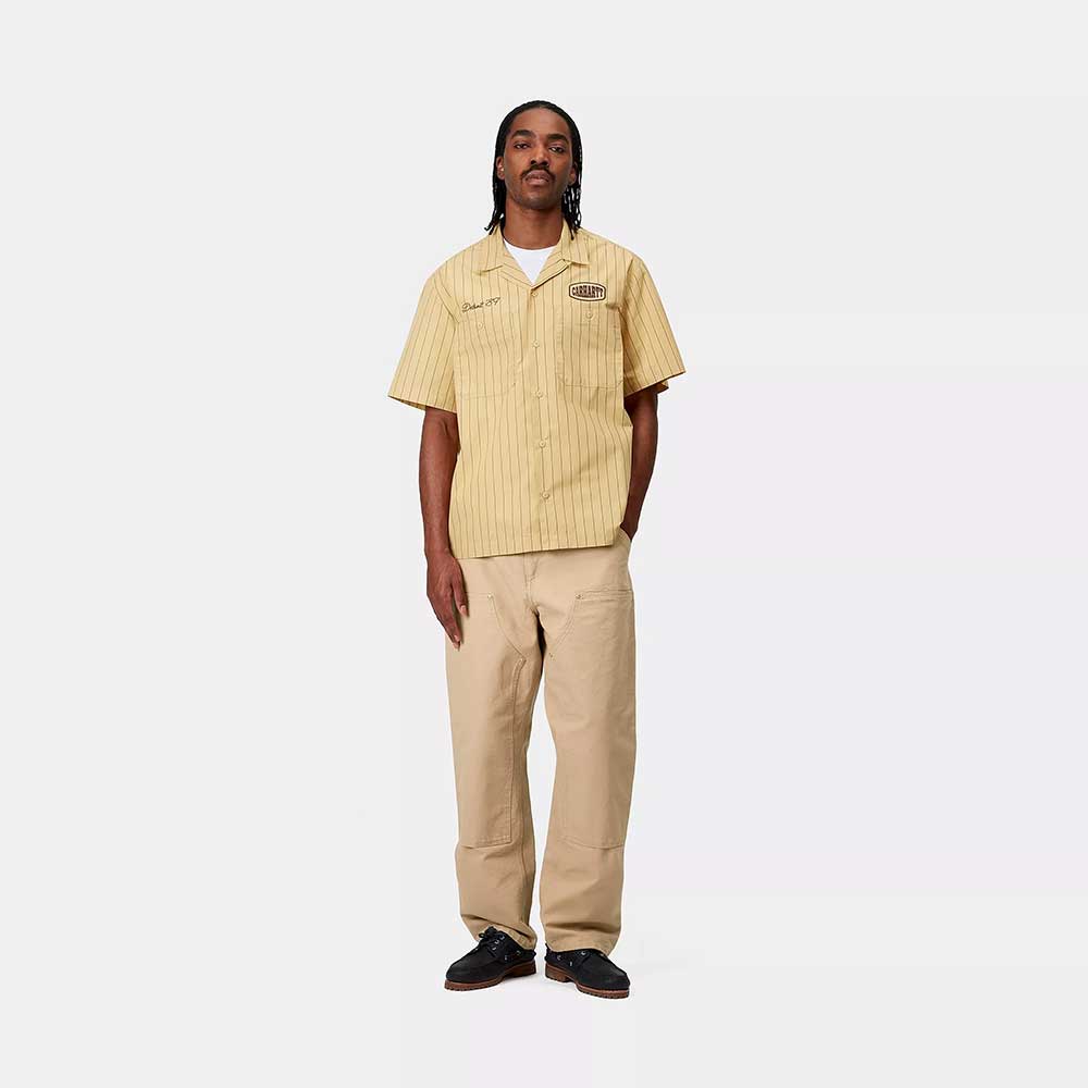 Carhartt WIP Double Knee Pant in Dusty H Brown