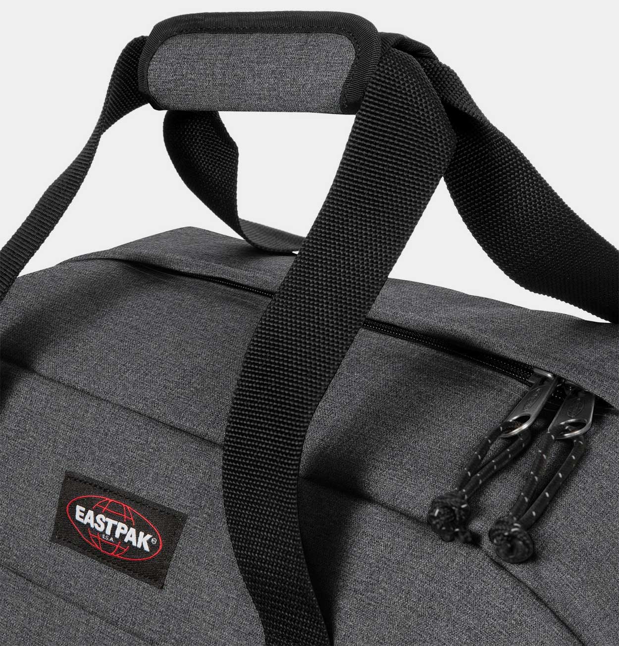 Eastpak Stand+ Small Duffle Bag in Black Denim