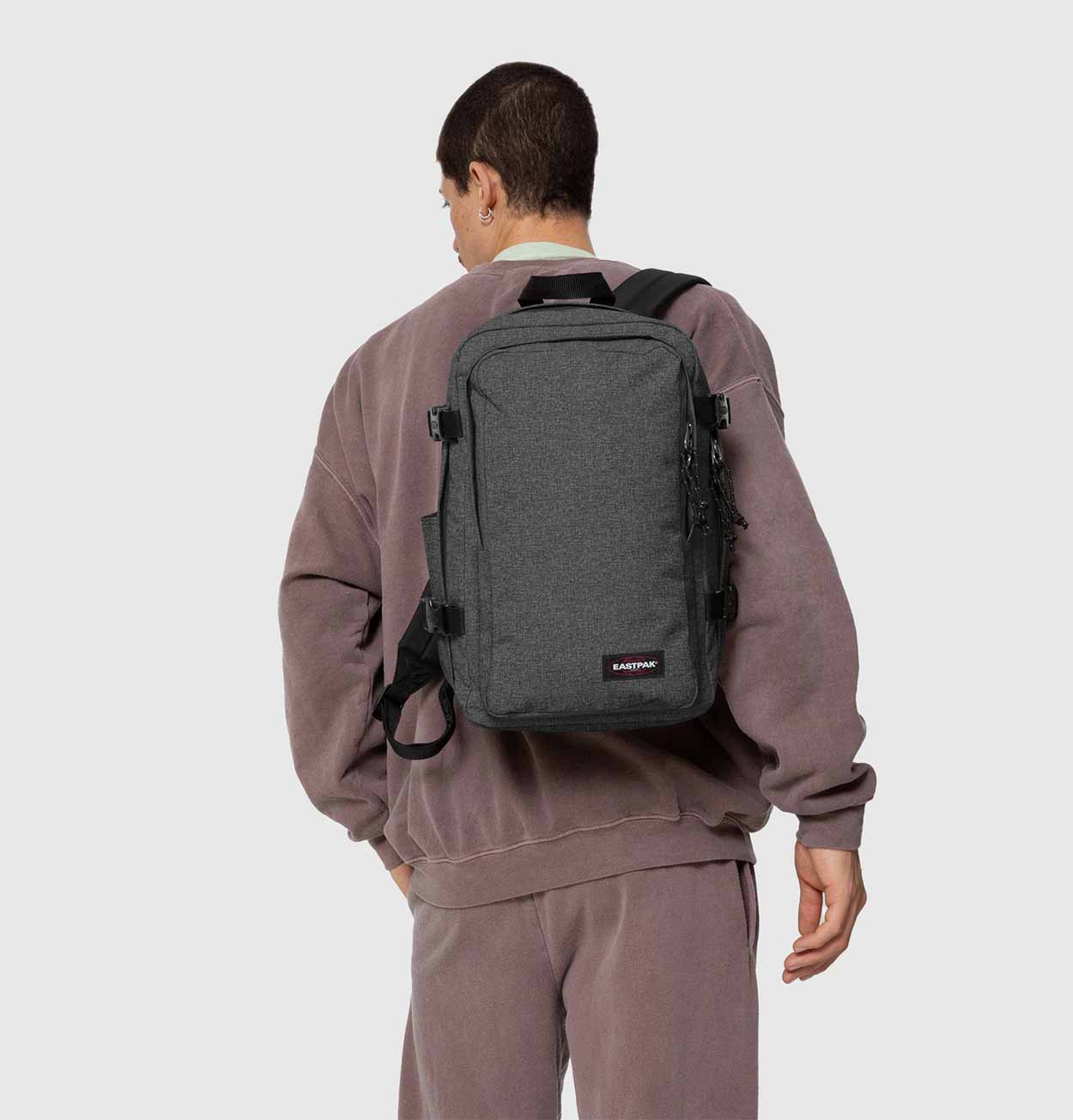 Eastpak Cabin Pak'r Backpack in Black Denim
