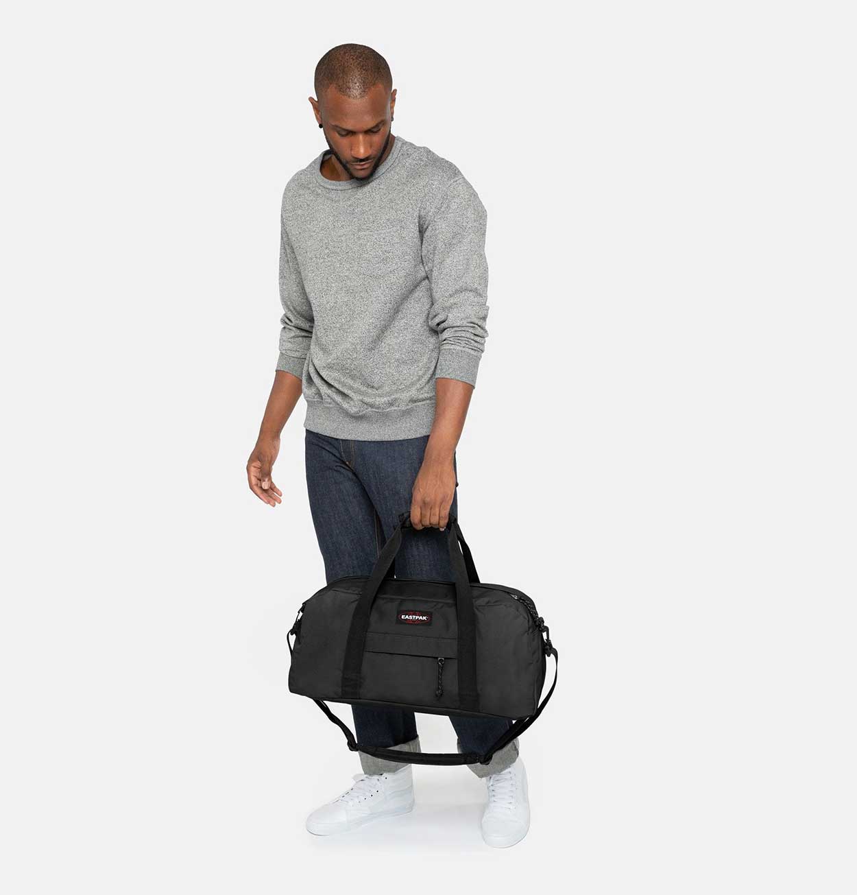Eastpak Stand+ Small Duffle Bag in Black