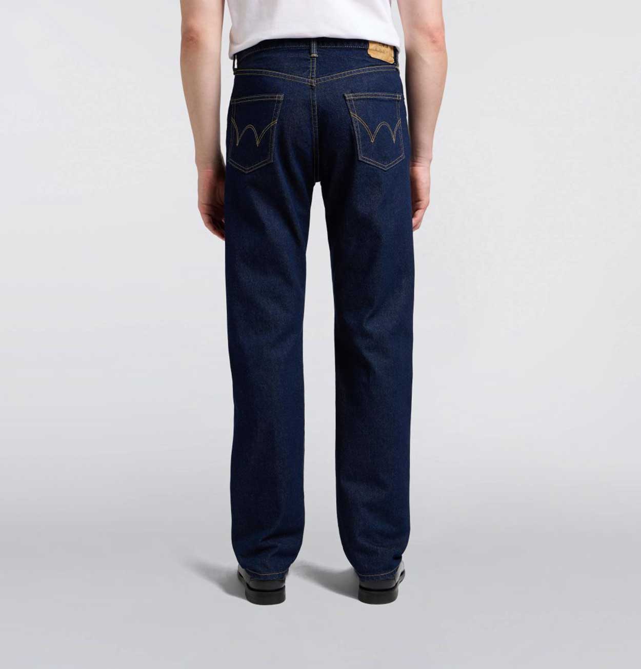 EDWIN Regular Straight Jeans in Blue Rinsed