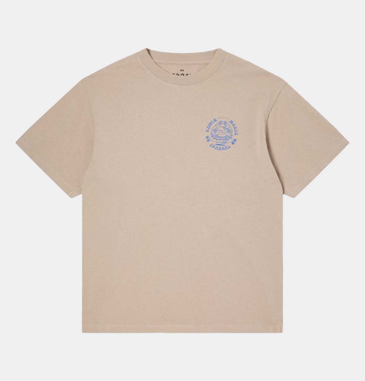 EDWIN Music Channel T-Shirt in Aluminium