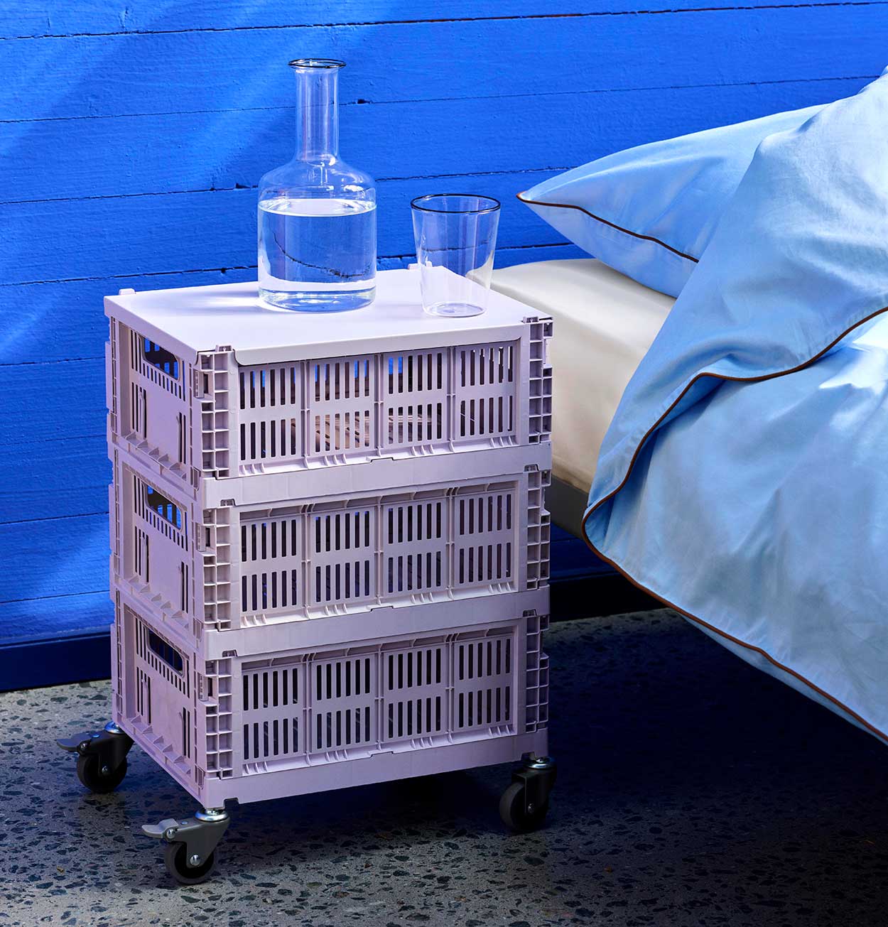 HAY Colour Crate Lid – Medium – Lavender