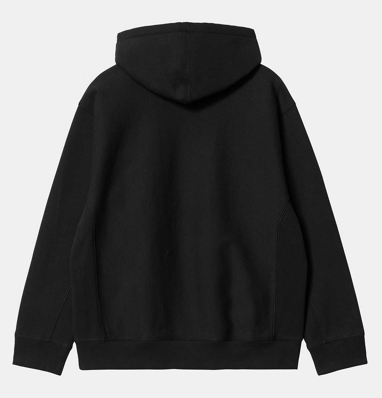 Carhartt WIP Hooded American Script Sweatshirt in Black