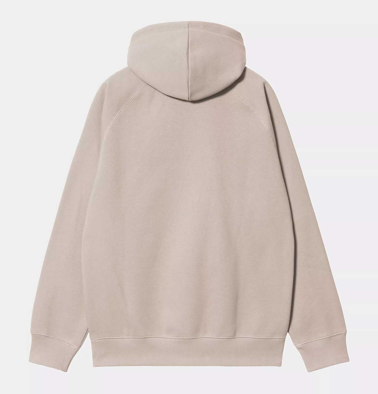 Carhartt WIP Hooded Chase Sweatshirt in Dusky Beige