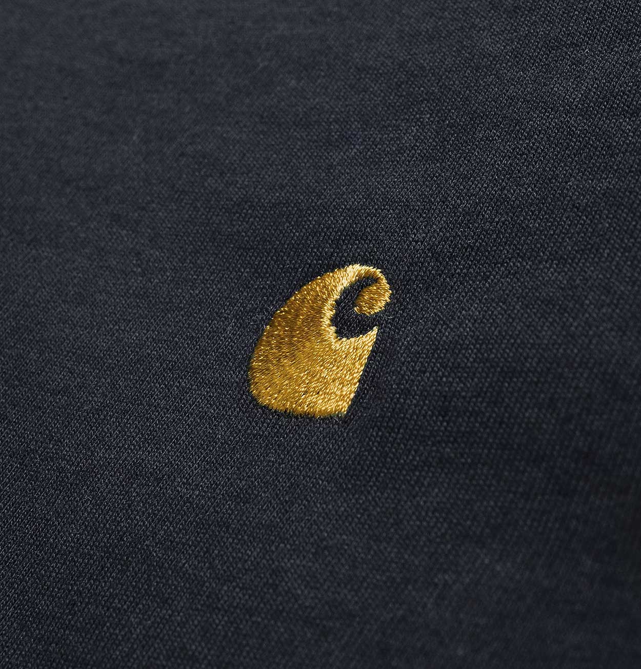 Carhartt WIP Long Sleeve Chase T-Shirt in Dark Navy