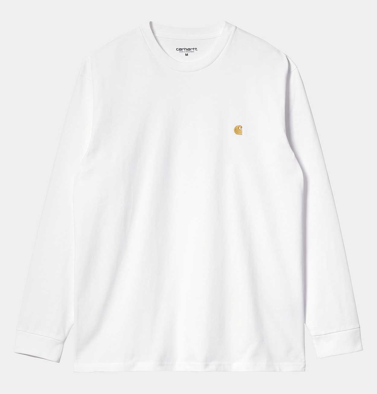 Carhartt WIP Long Sleeve Chase T-Shirt in White