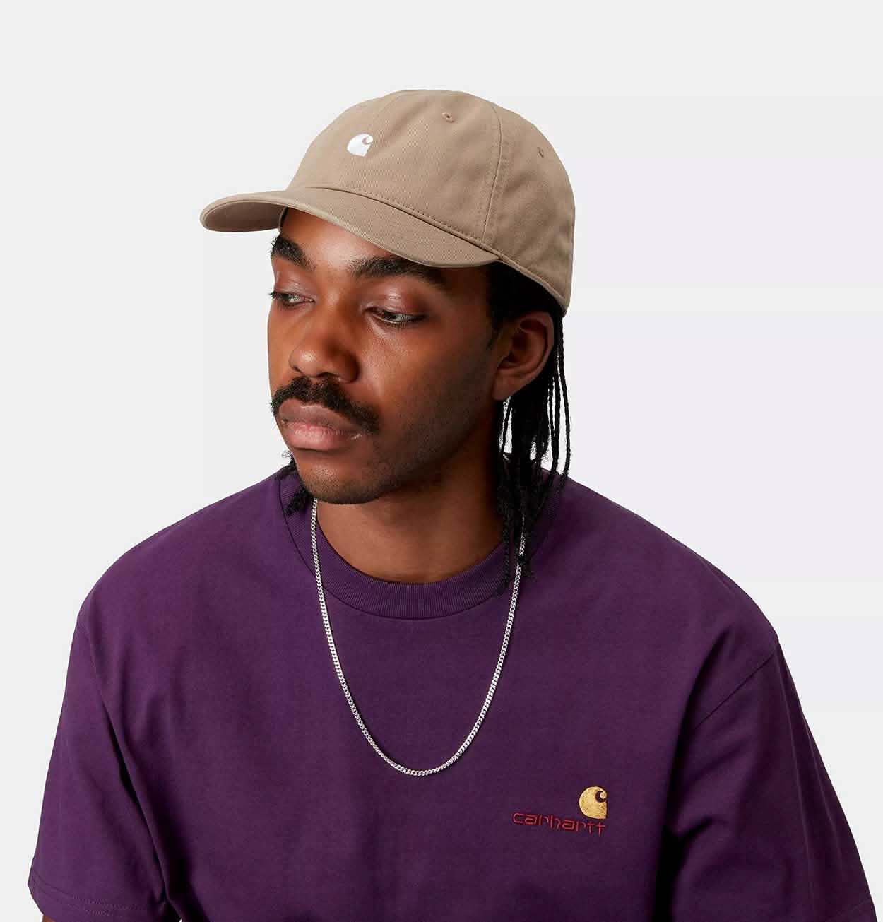 Carhartt WIP Madison Logo Cap in Leather