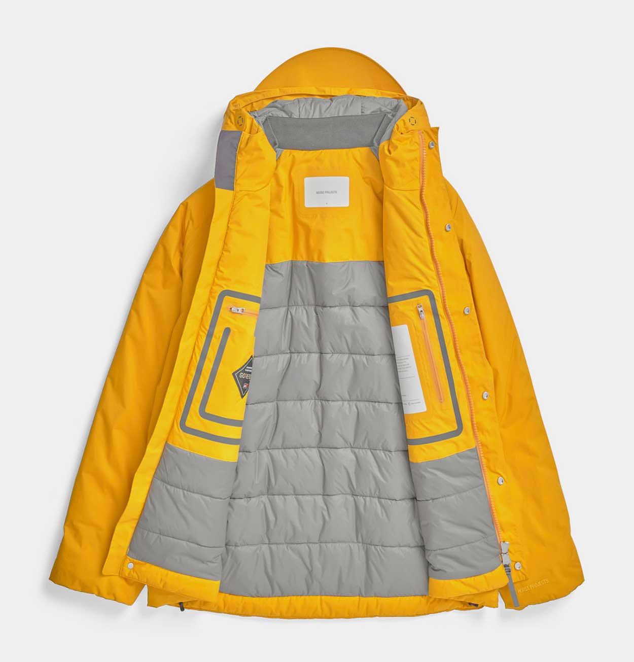 Norse Projects Fyn 4.0 Gore-Tex Insulated Jacket in Warm Yellow