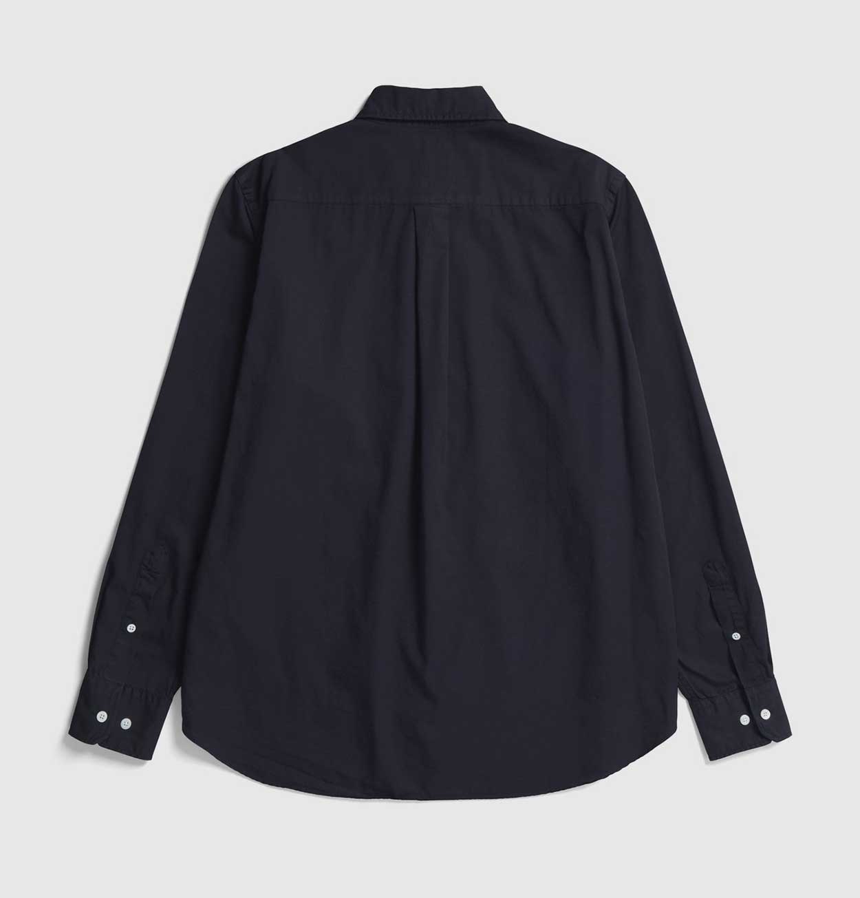Norse Projects Algot Twill Shirt in Dark Navy