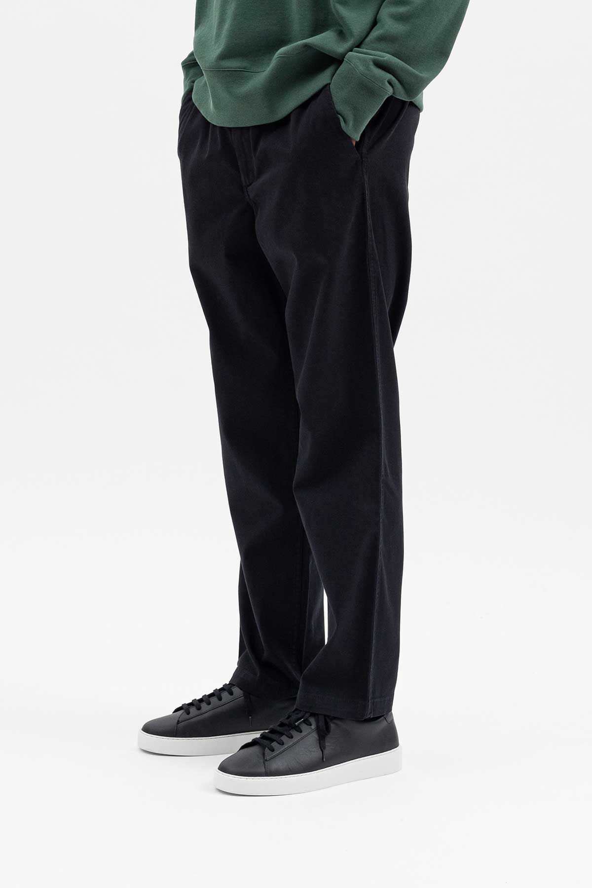 Norse Projects Ezra Light Stretch Trousers in Black