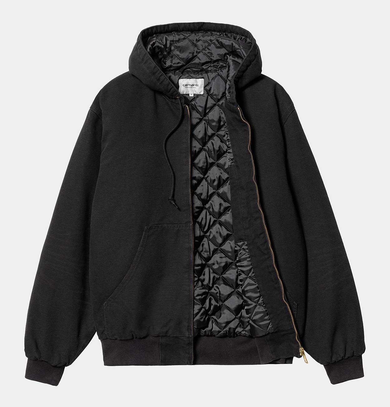 Carhartt WIP OG Active Jacket in Black Aged Canvas