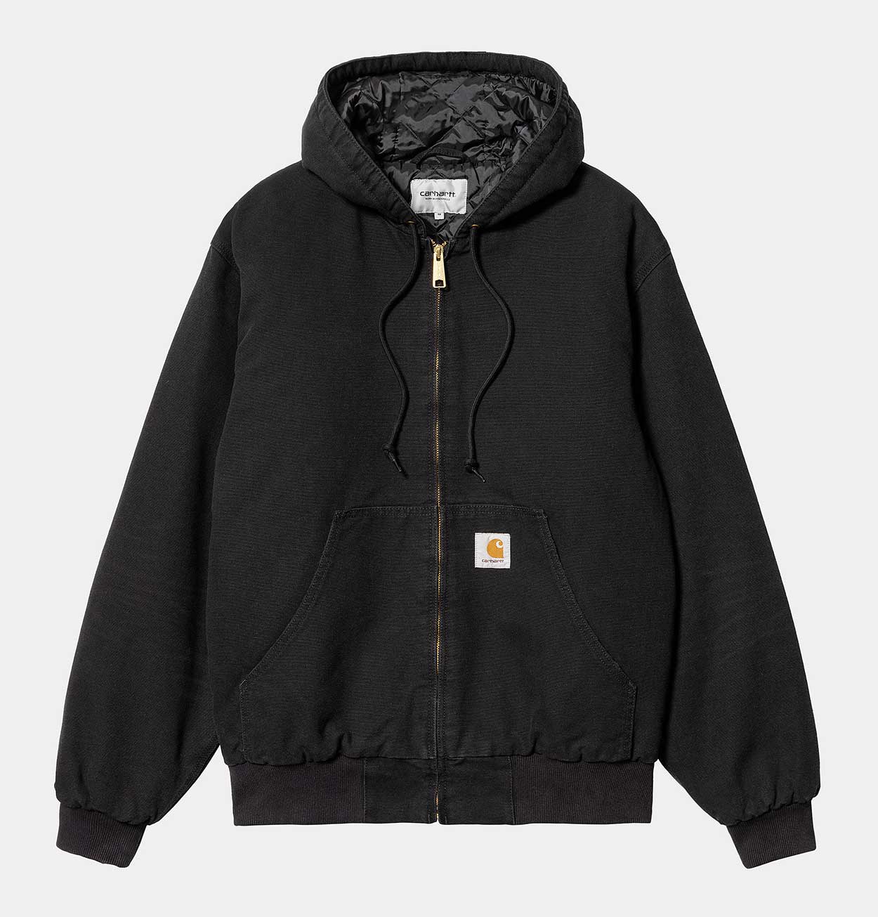 Carhartt WIP OG Active Jacket in Black Aged Canvas