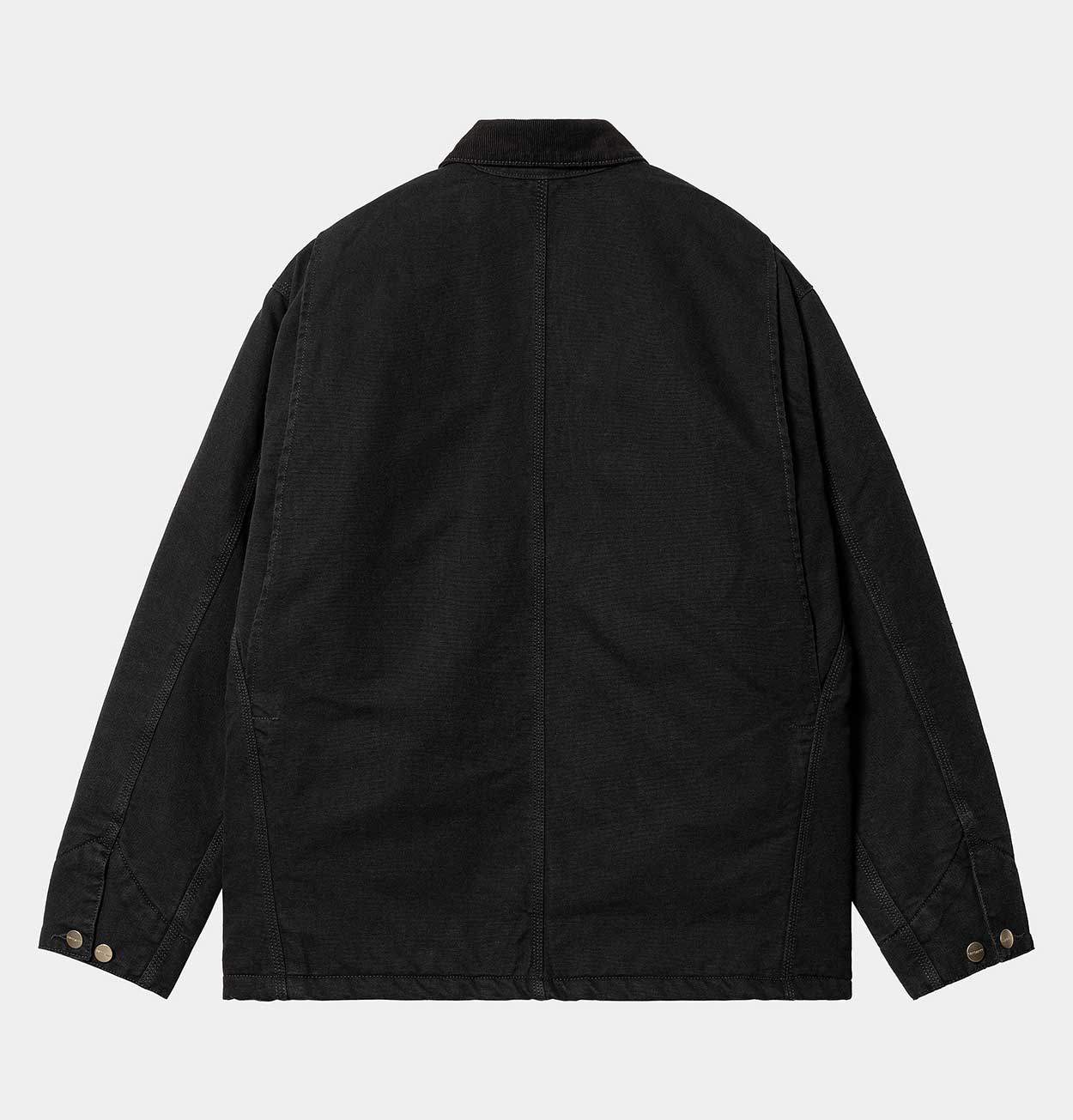 Carhartt WIP OG Chore Coat in Black Aged Canvas