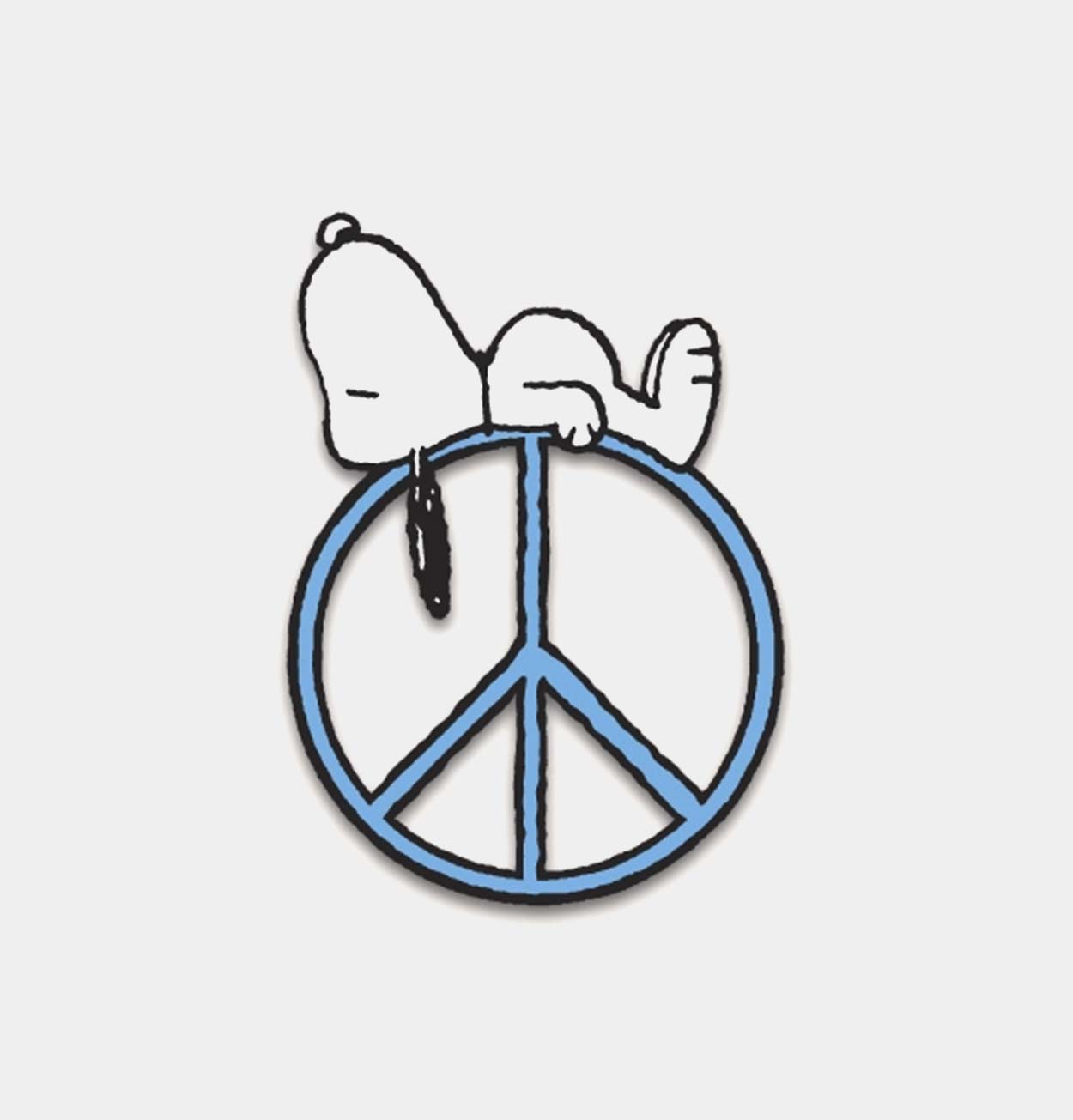 Peanuts Good Vibes Peace Pin