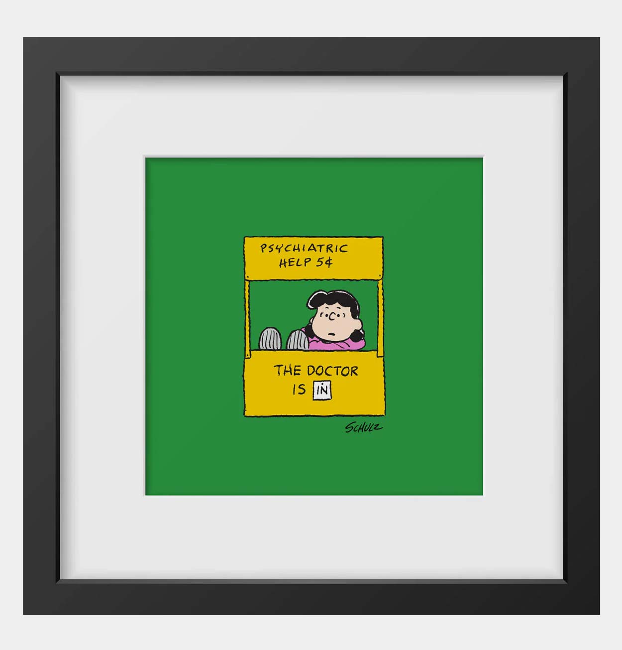 Peanuts Help Framed Print