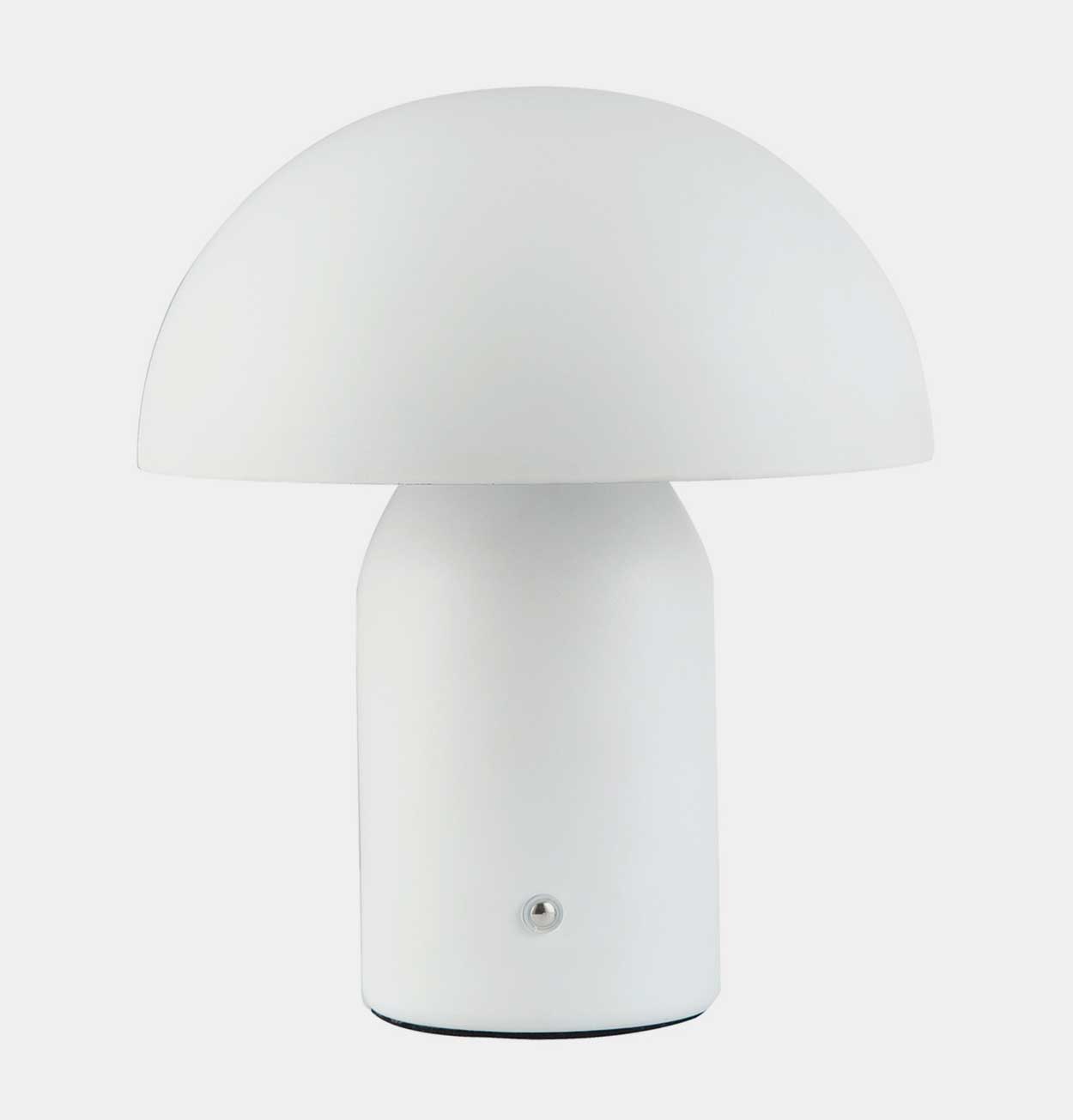 Rechargeable Mushroom Table Lamp – White