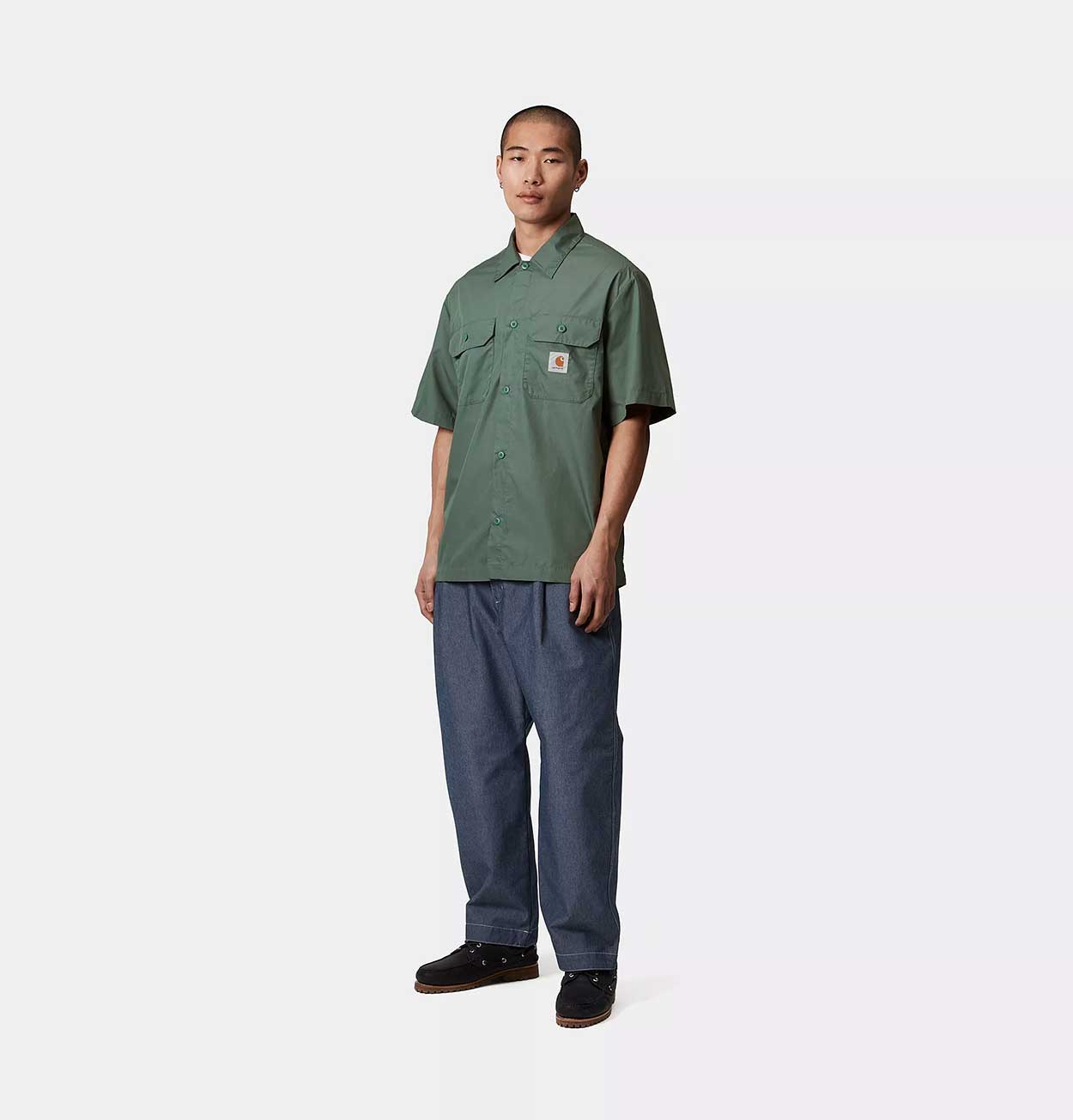 Carhartt WIP Craft Shirt in Silver Pine