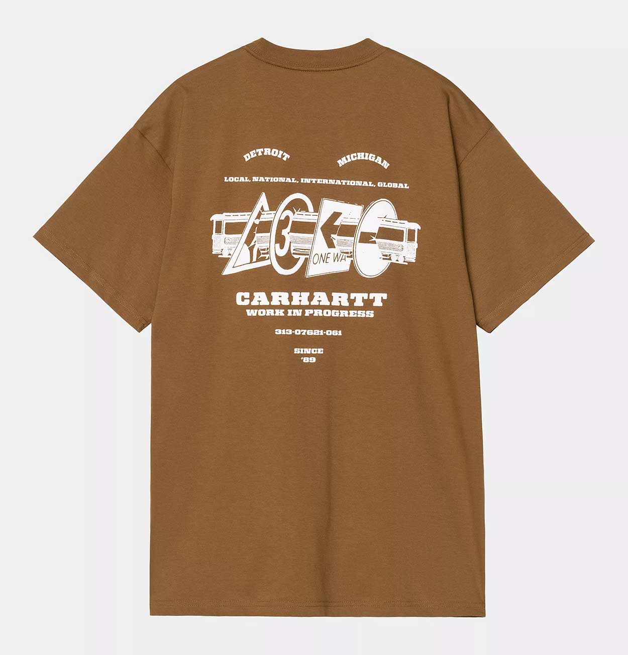 Carhartt WIP Runaway T-Shirt in Hamilton Brown