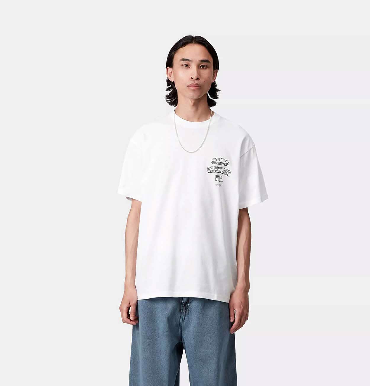 Carhartt WIP Sandwich T-Shirt in White