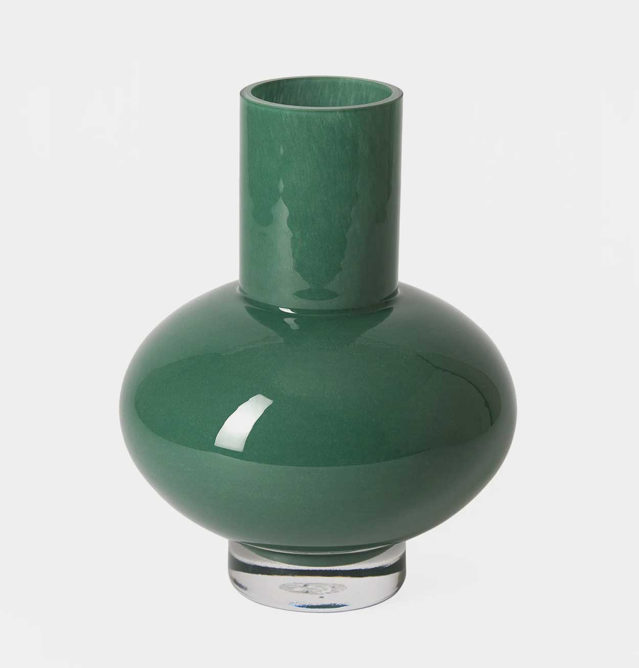 The Conran Shop Form Glass Vase – Teal