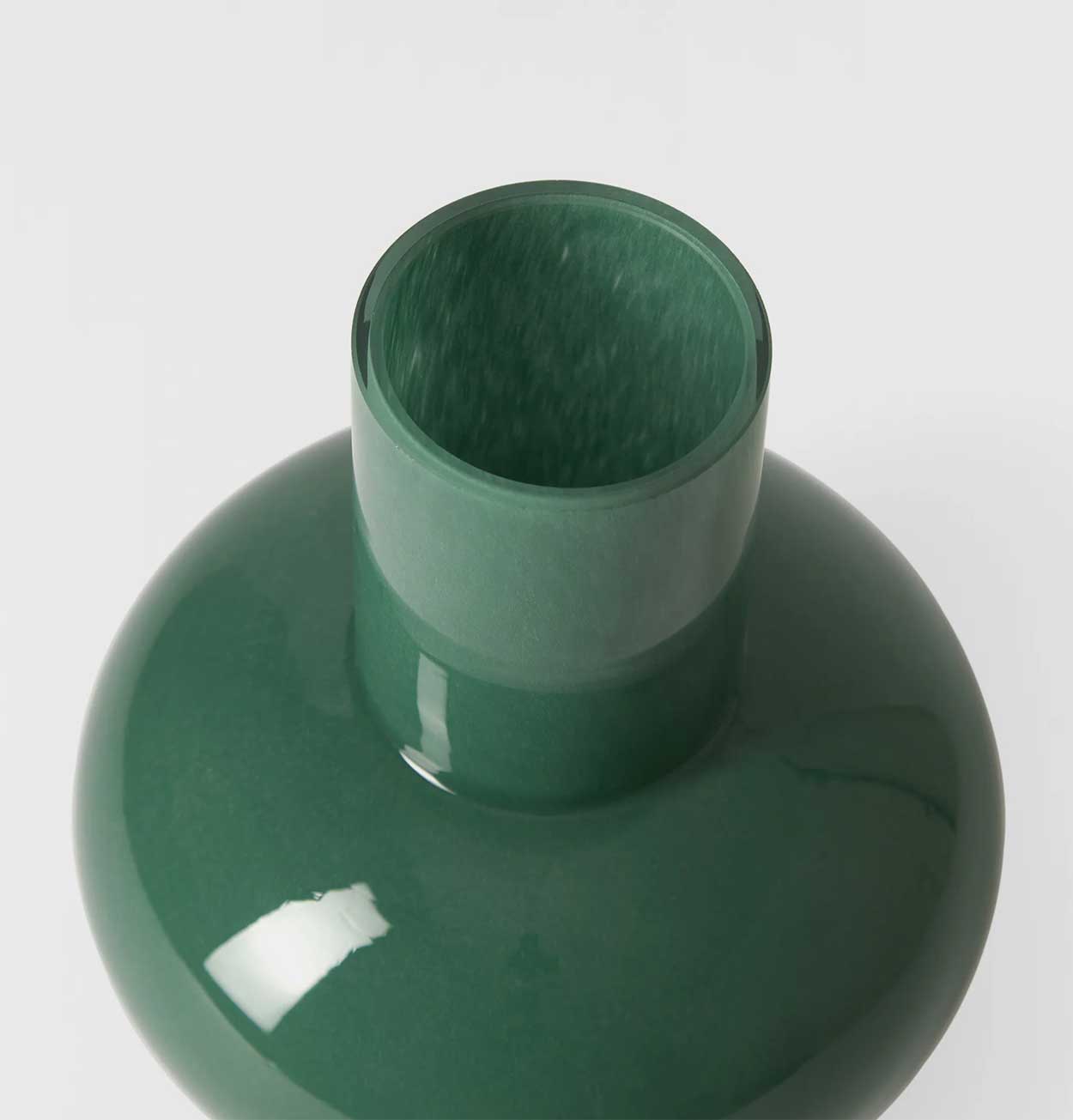 The Conran Shop Form Glass Vase – Teal