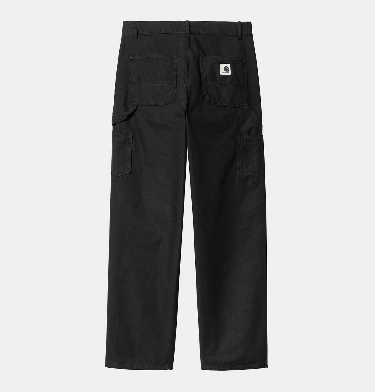 Carhartt WIP Women's Pierce Pant Straight in Black Rinsed