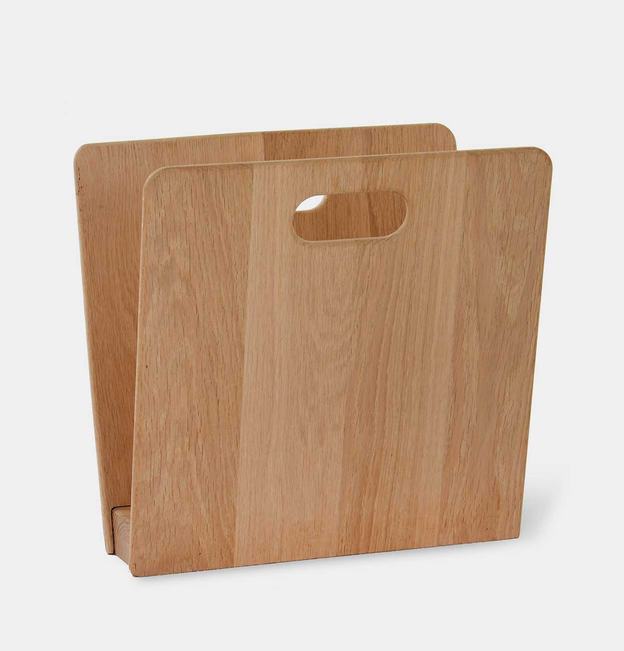 Garden Trading Raw Oak Magazine Rack