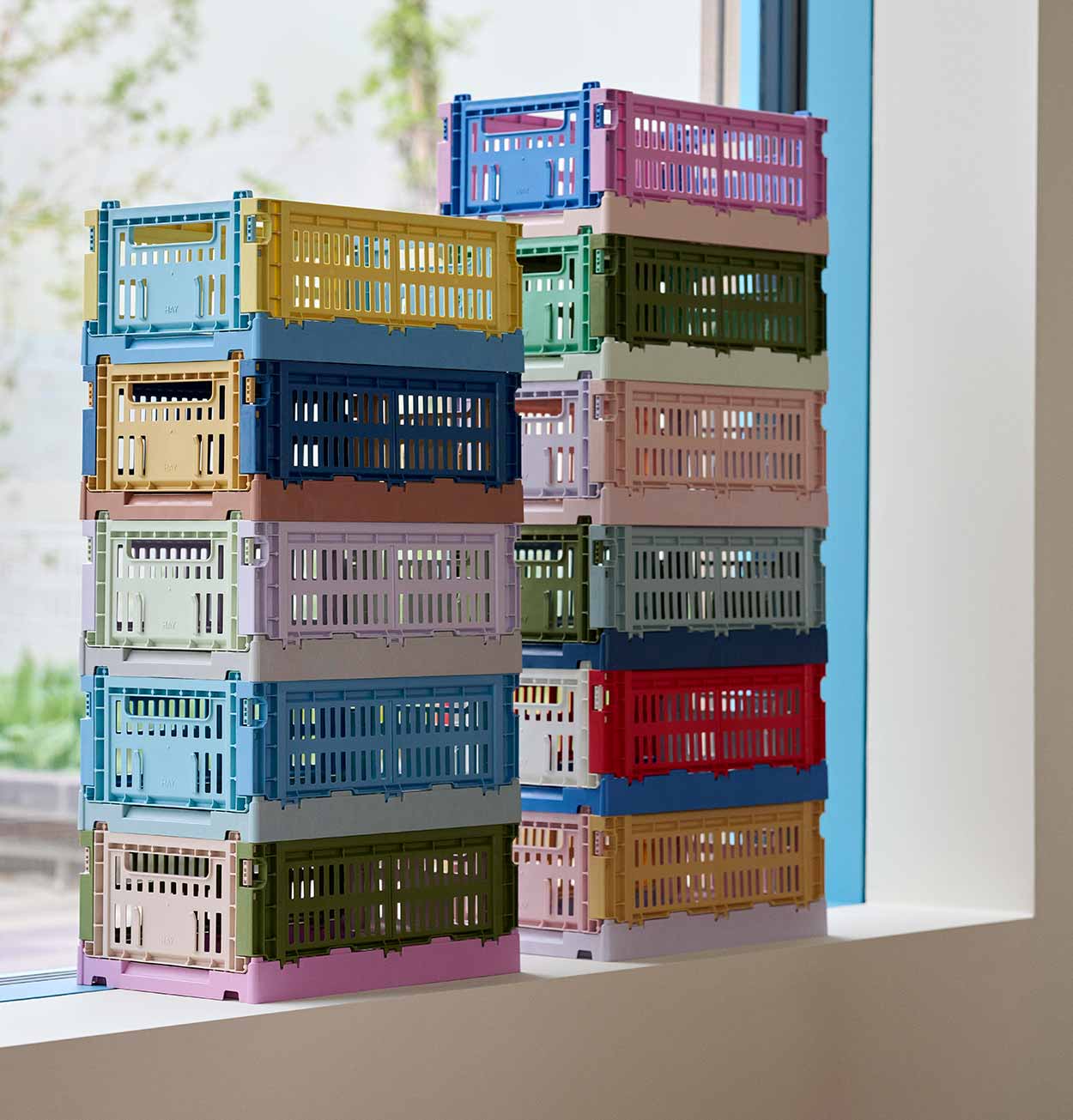 HAY Colour Crate Mix – Small – Dark Blue
