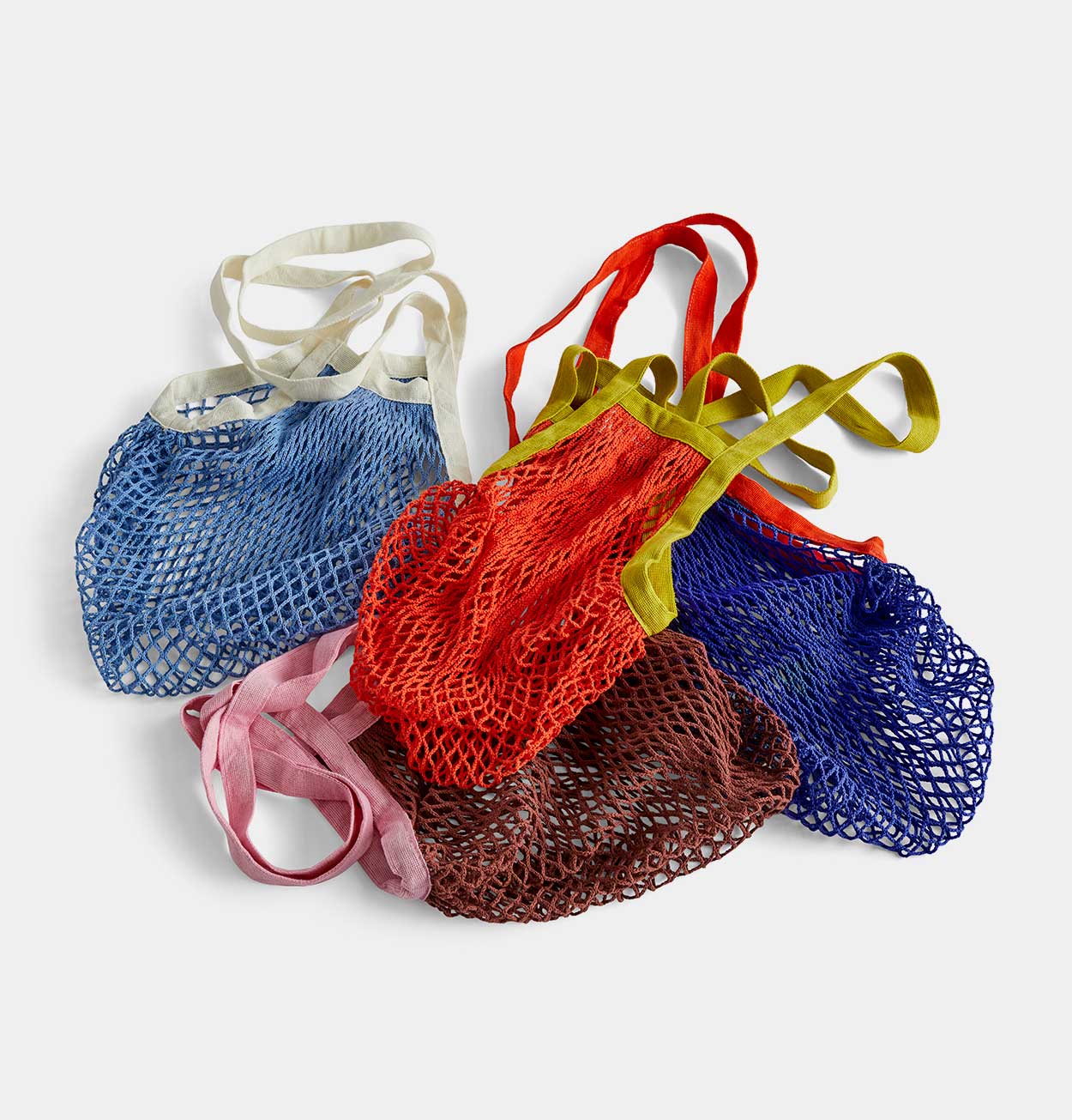 HAY Sobremesa Market Net Bag in Burgundy
