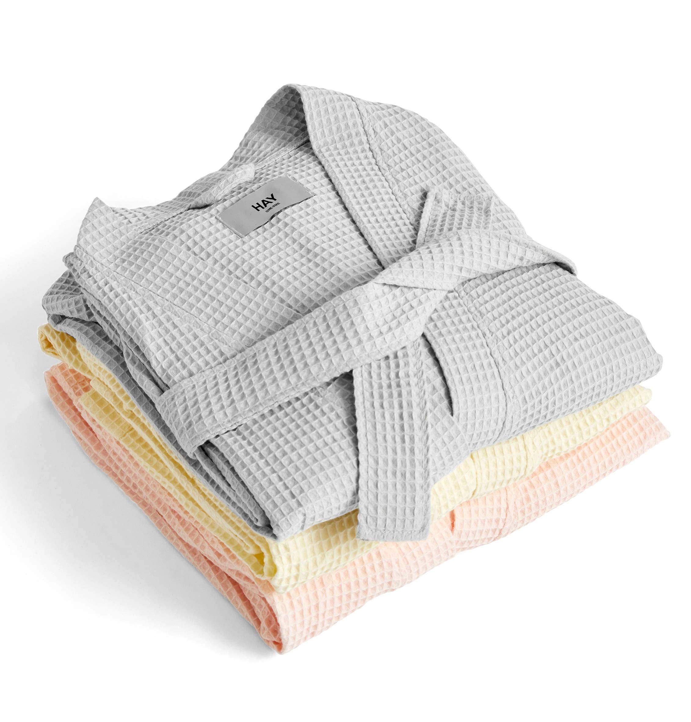 HAY Waffle Bathrobe in Grey