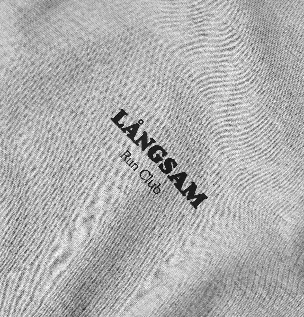 Långsam Run Club Original T-Shirt in Athletic Heather