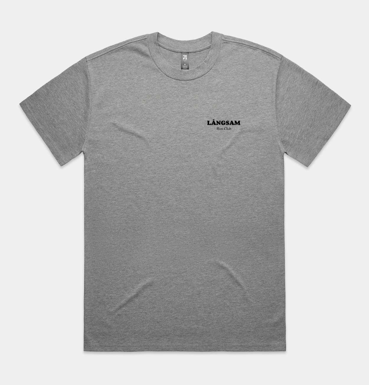 Långsam Run Club Original T-Shirt in Athletic Heather