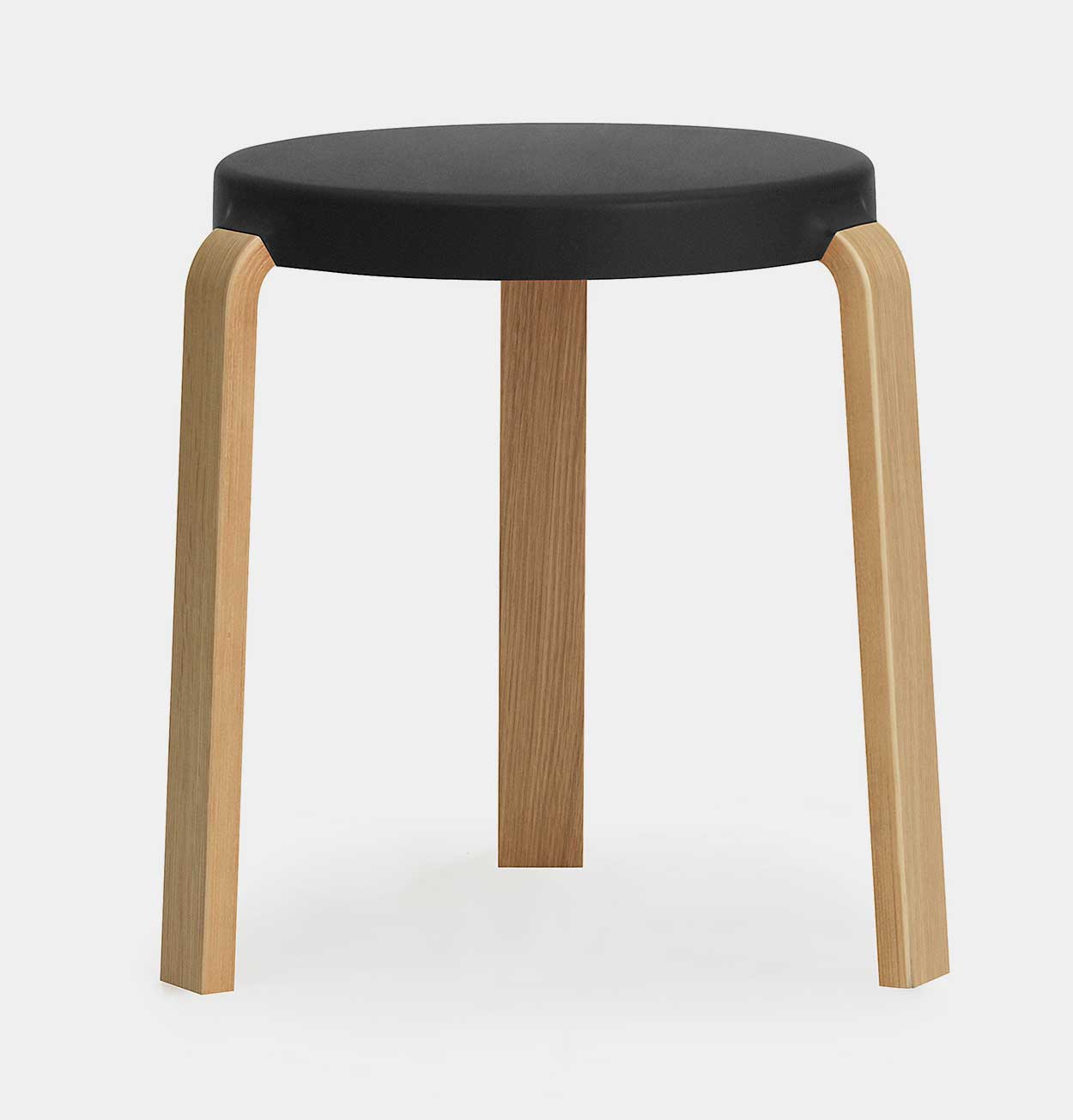 Normann Copenhagen Tap Stool – Oak – Black