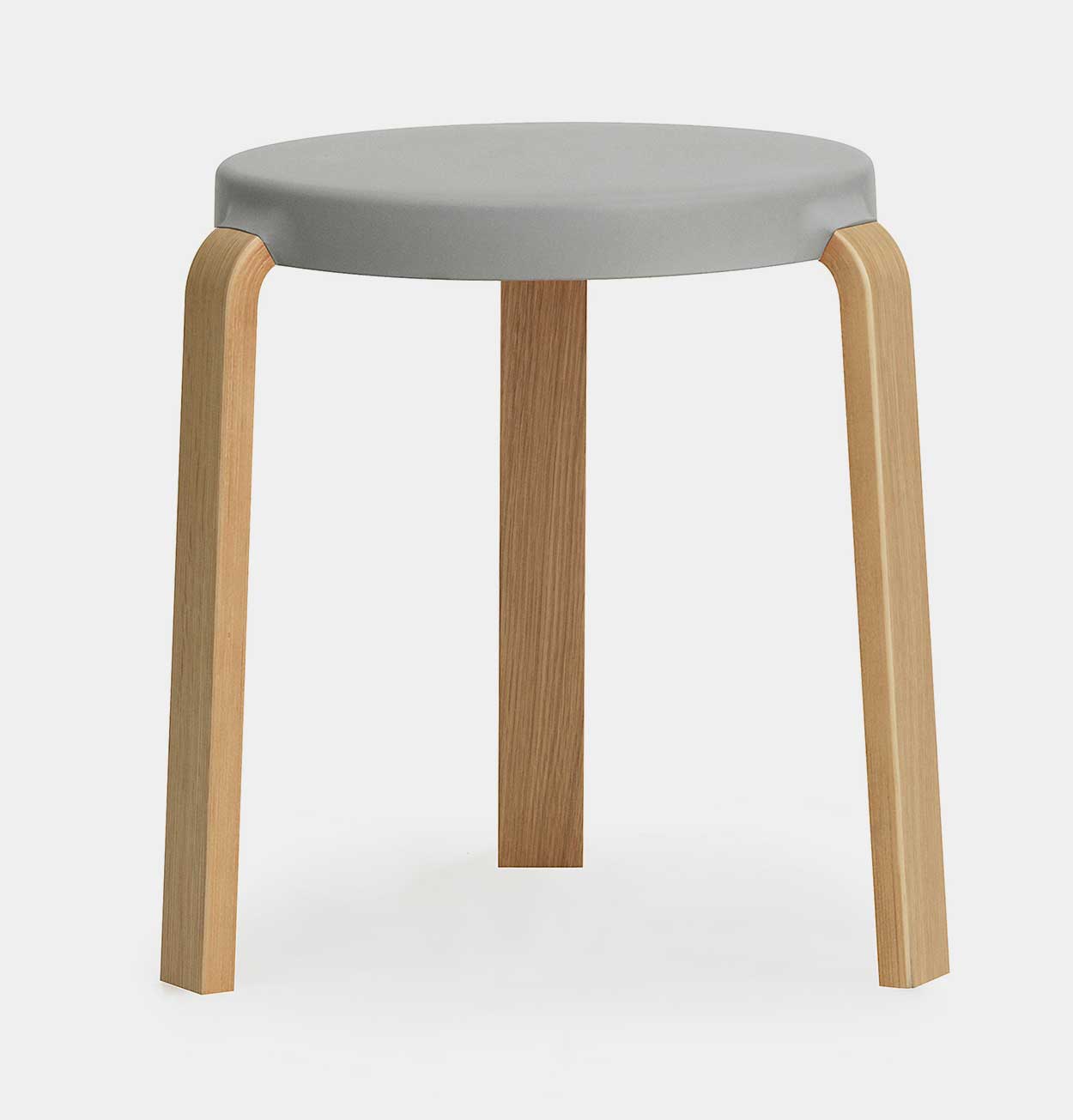 Normann Copenhagen Tap Stool – Oak – Grey