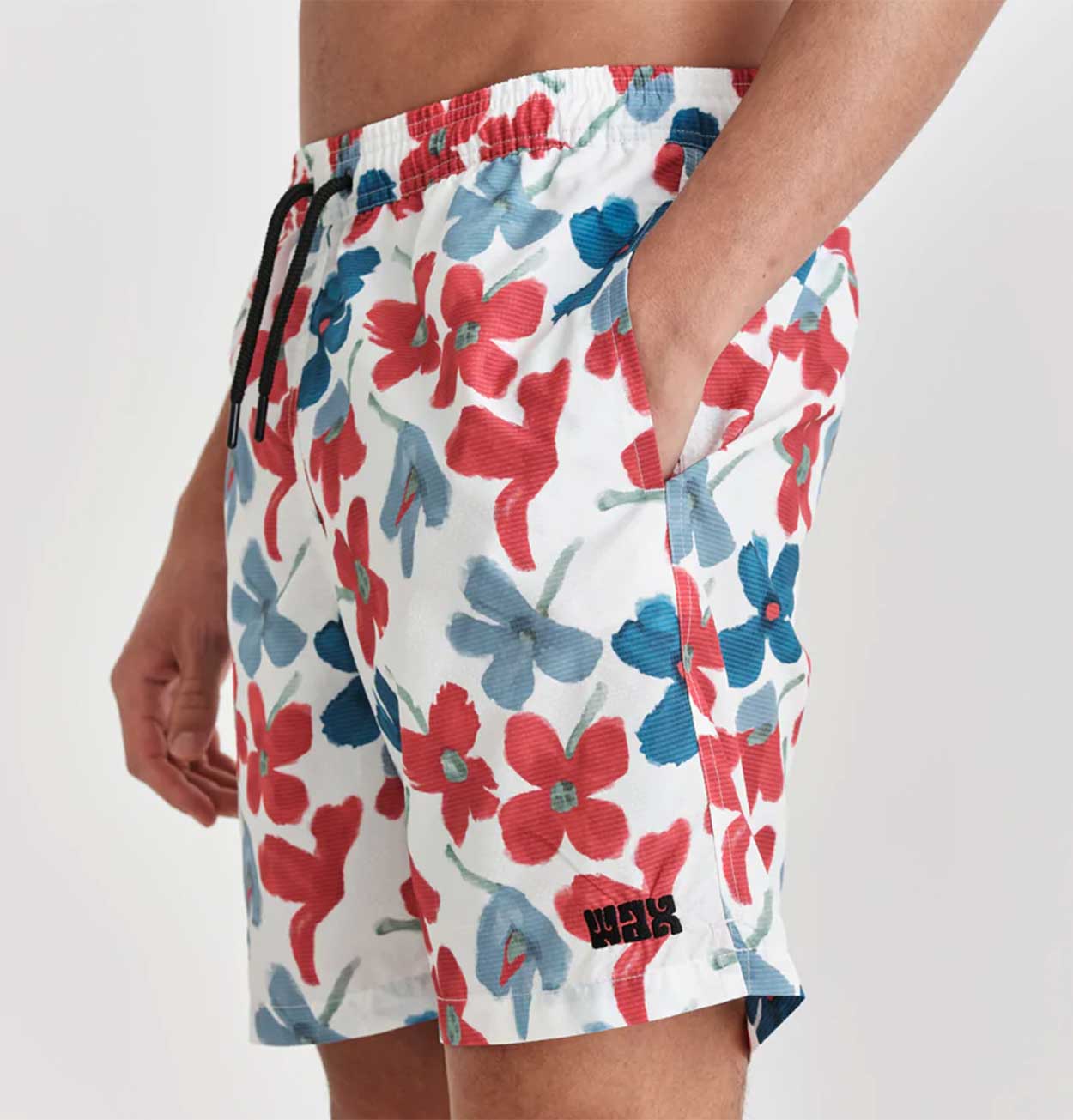Wax London Noden Swim Shorts with Flower Print