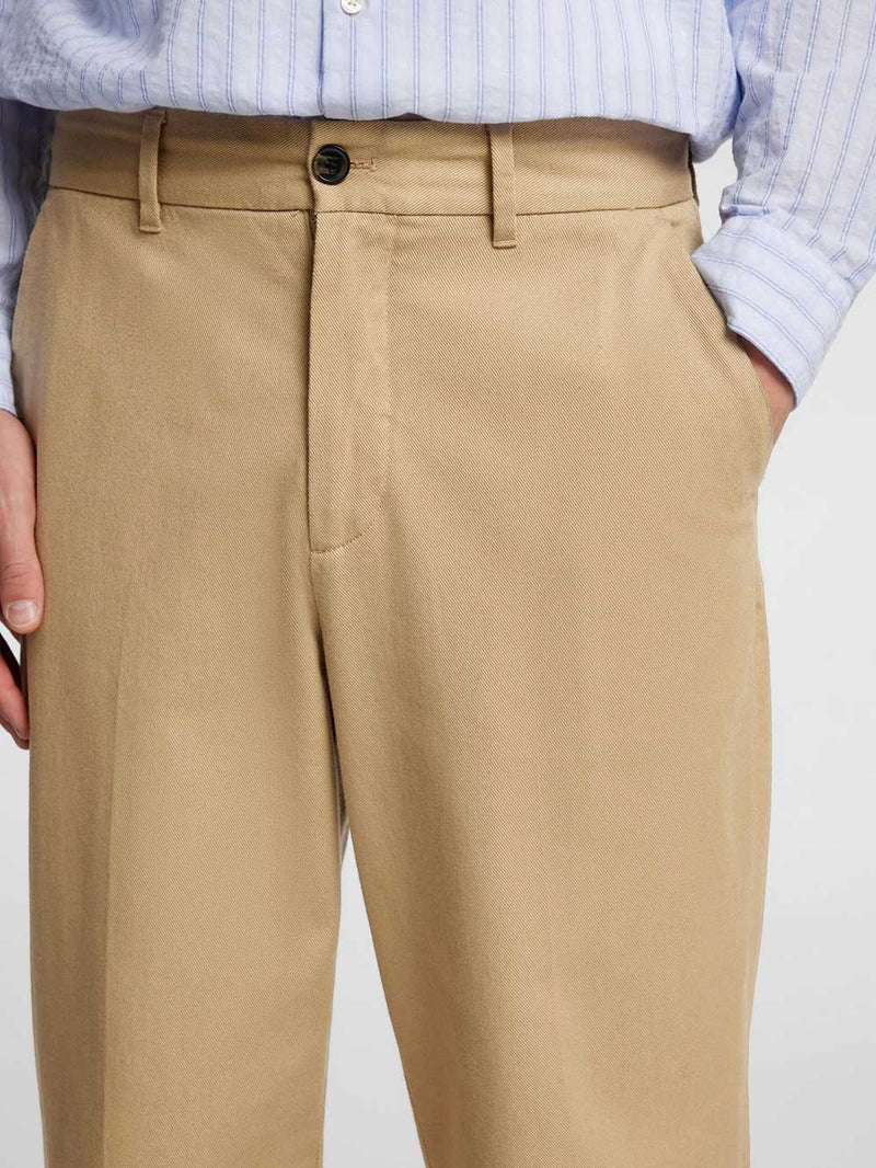 Selected Homme Loose Fit Trousers in Kelp