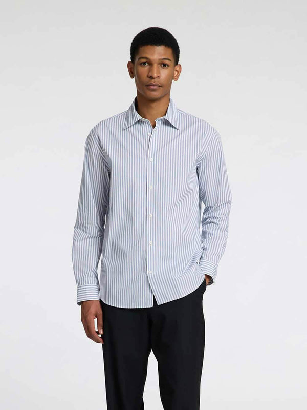 Selected Homme Regular Fit Shirt in Blue Stripe