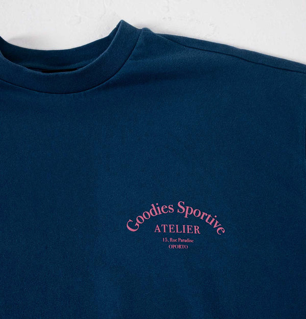 Goodies Sportive Premium T-Shirt in Blue